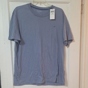 Calvin Klein Men's Light Blue Short Sleeve Tee